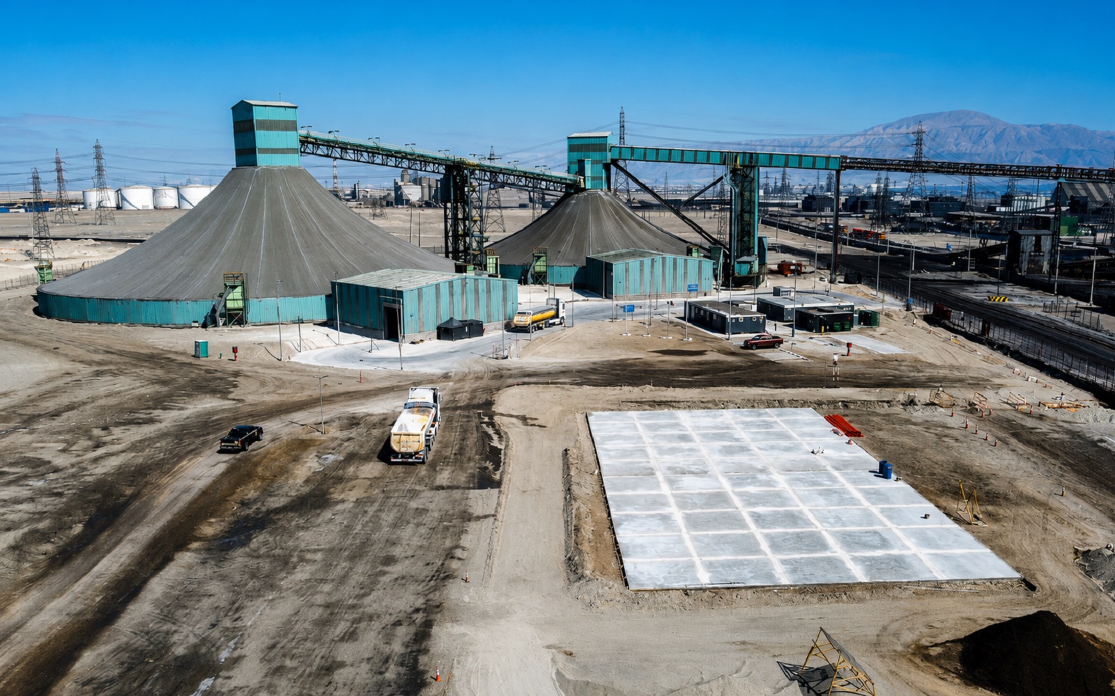 Infraestructura preparada para operaciones mineras de exportación